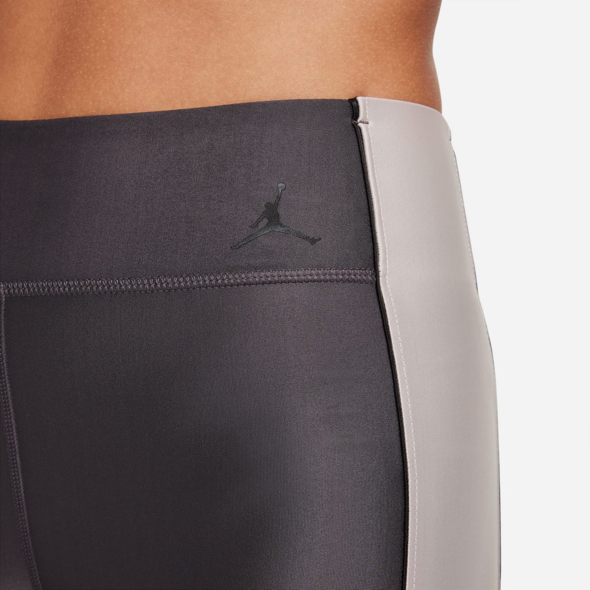 Jordan Women's Essential Training Shorts (Thunder Grey/Moon Particle/Black) - Jordan Women's Essential Training Shorts (Thunder Grey/Moon Particle/Black) - 