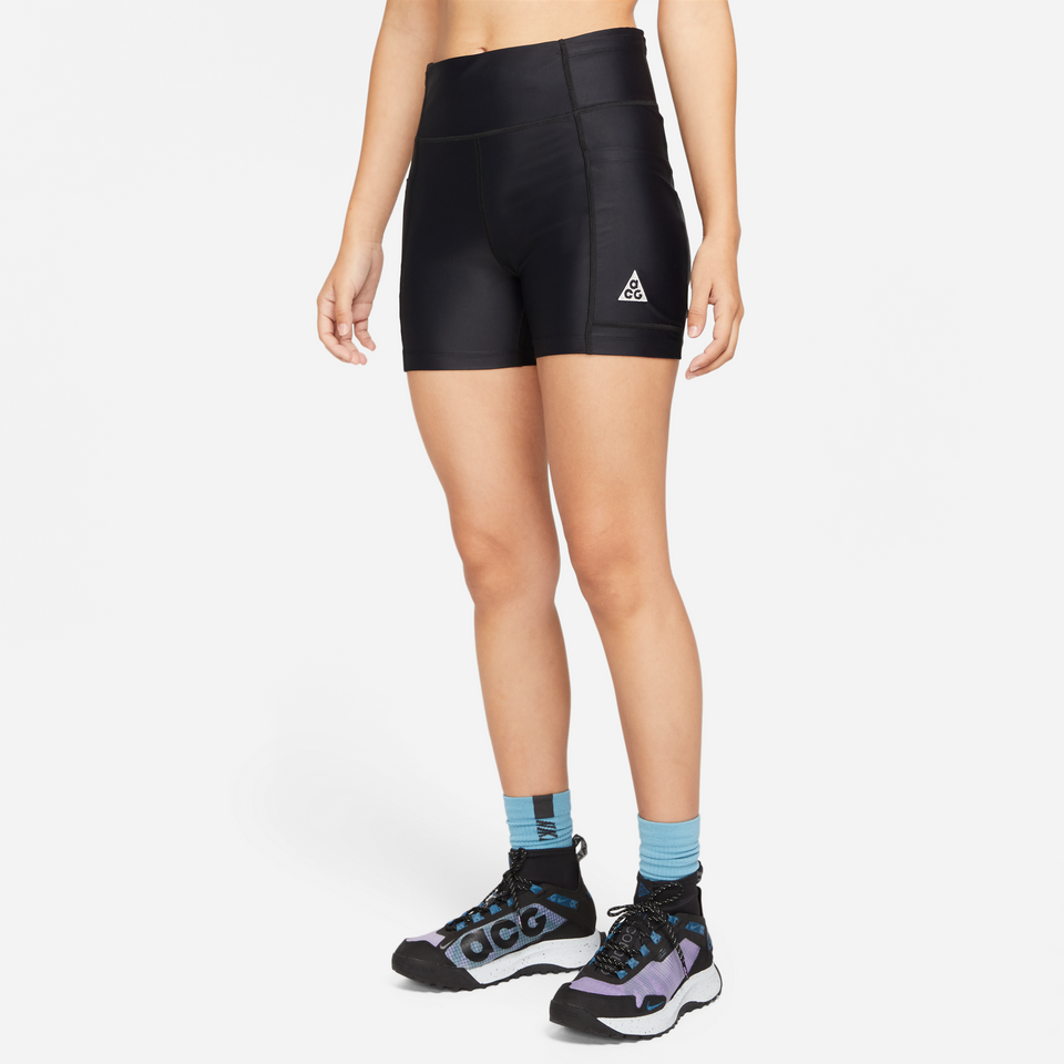 Nike ACG Women's Dri-FIT ADV 'Crater Lookout' Shorts (Black/Summit White) - Nike