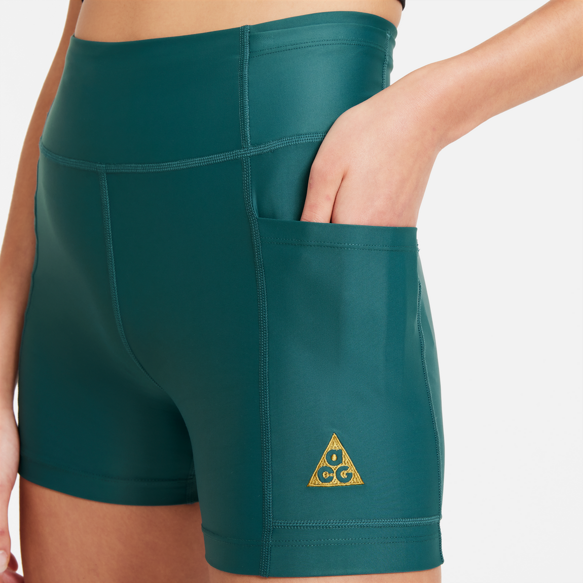 Nike Women's ACG Dri-Fit CraterLookout Shorts (Dark Teal Green/Peat Moss) - Nike Women's ACG Dri-Fit CraterLookout Shorts (Dark Teal Green/Peat Moss) - 