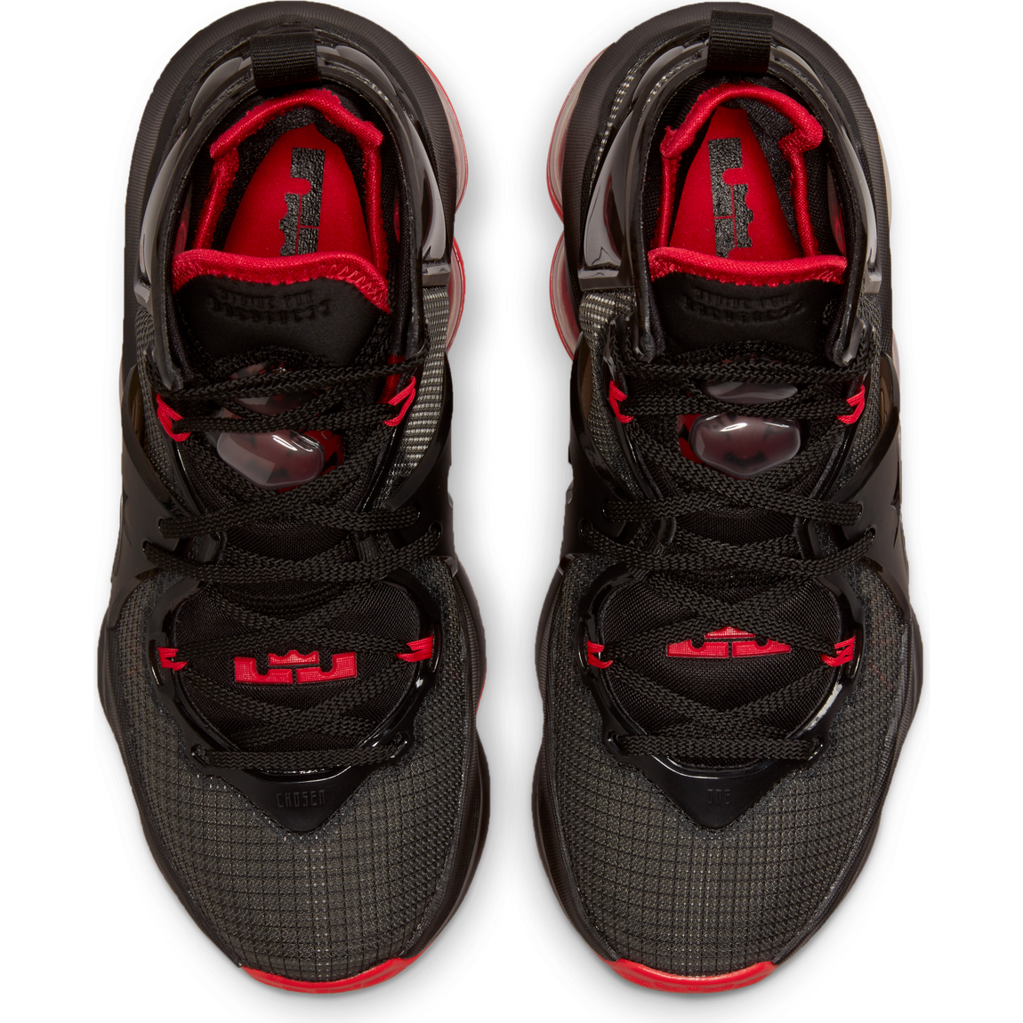 Nike Lebron 19 GS (Black/Black-University Red) - Nike Lebron 19 GS (Black/Black-University Red) - 