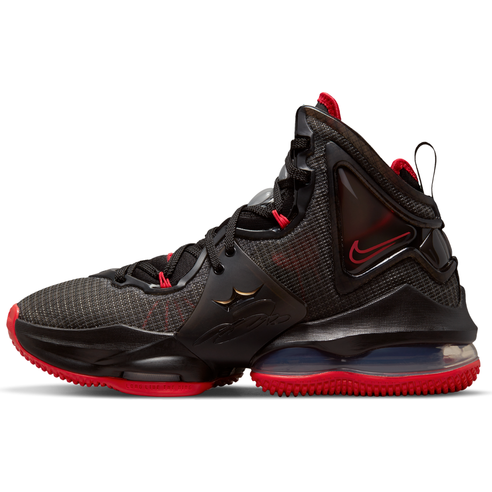 Nike Lebron 19 GS (Black/Black-University Red) - THE PLUG - KID'S