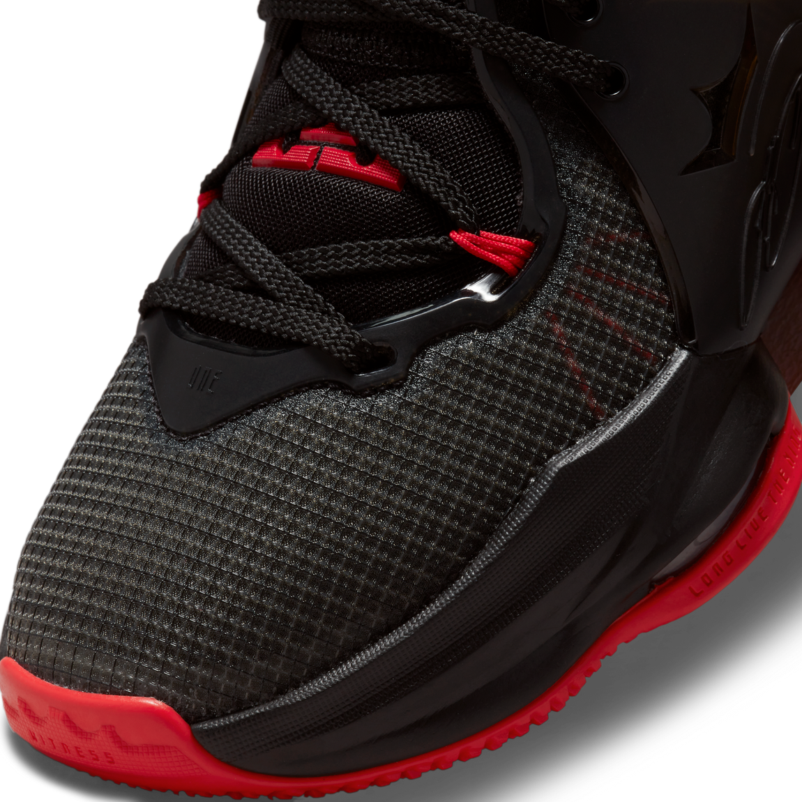 Nike Lebron 19 GS (Black/Black-University Red) - Nike Lebron 19 GS (Black/Black-University Red) - 
