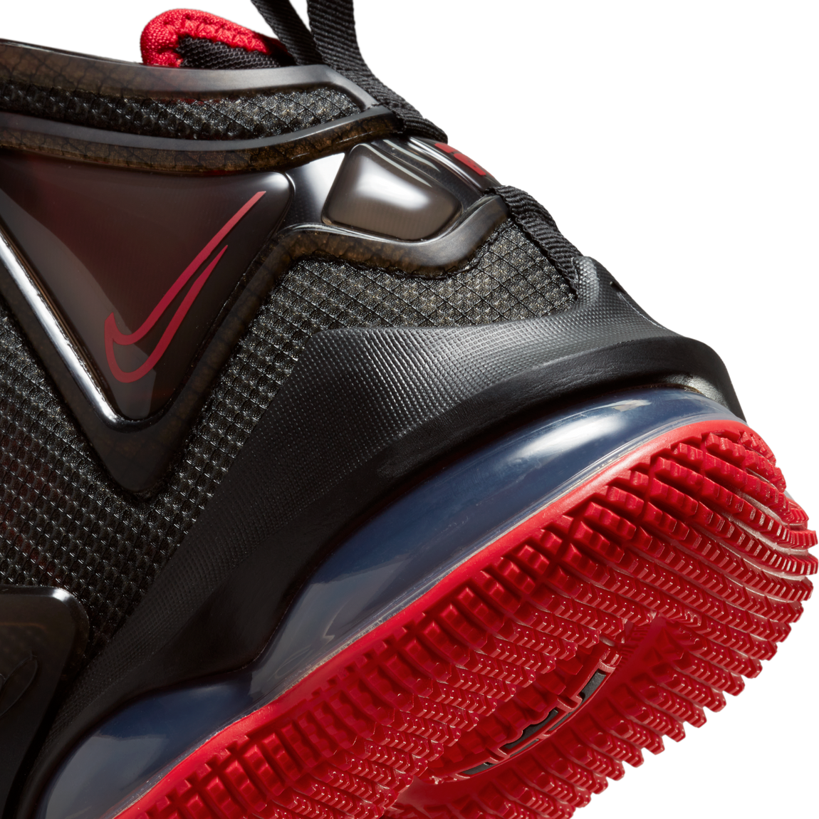 Nike Lebron 19 GS (Black/Black-University Red) - Nike Lebron 19 GS (Black/Black-University Red) - 