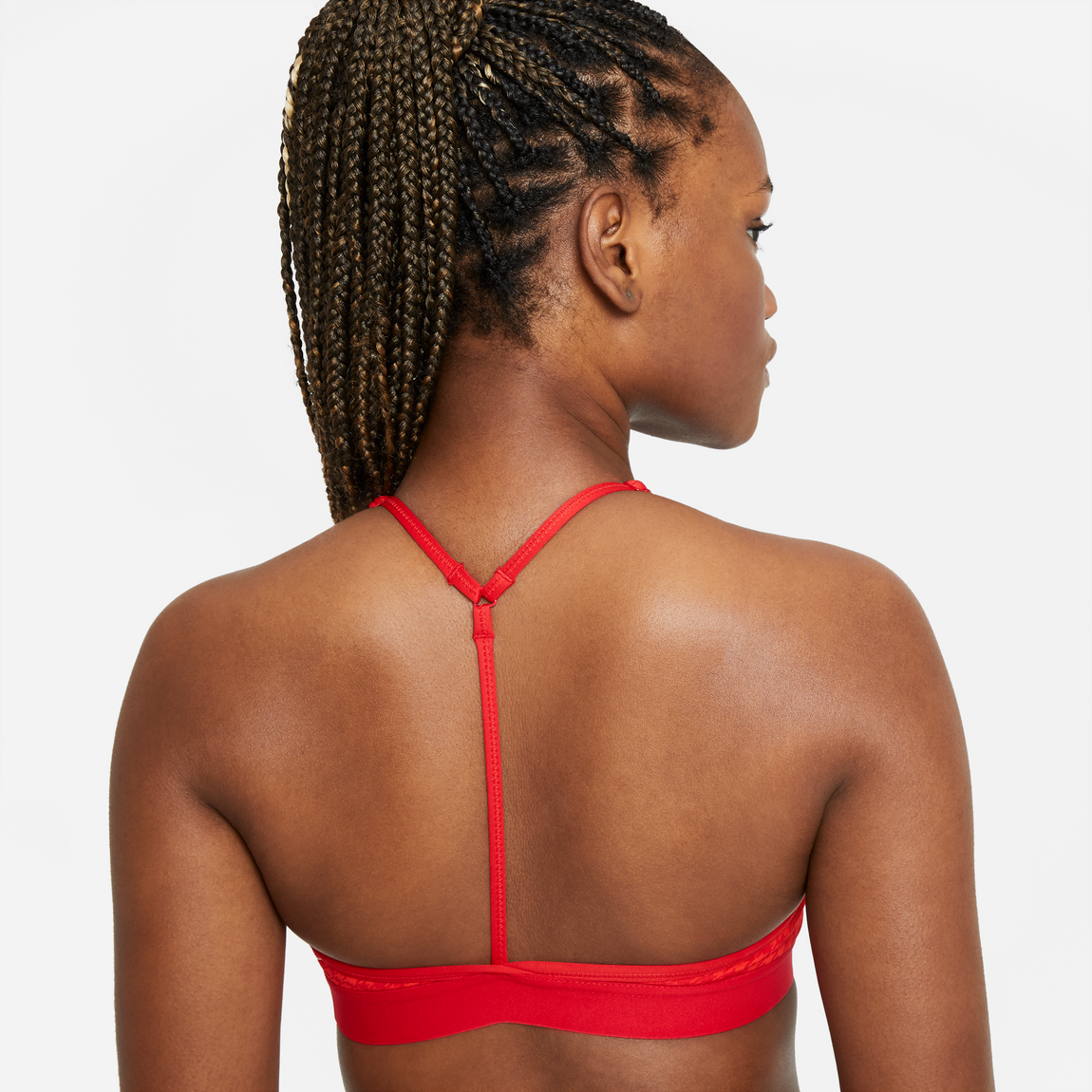 Nike Dri-fit Indy Icon Clash Sports Bra (Chile Red/University Red)