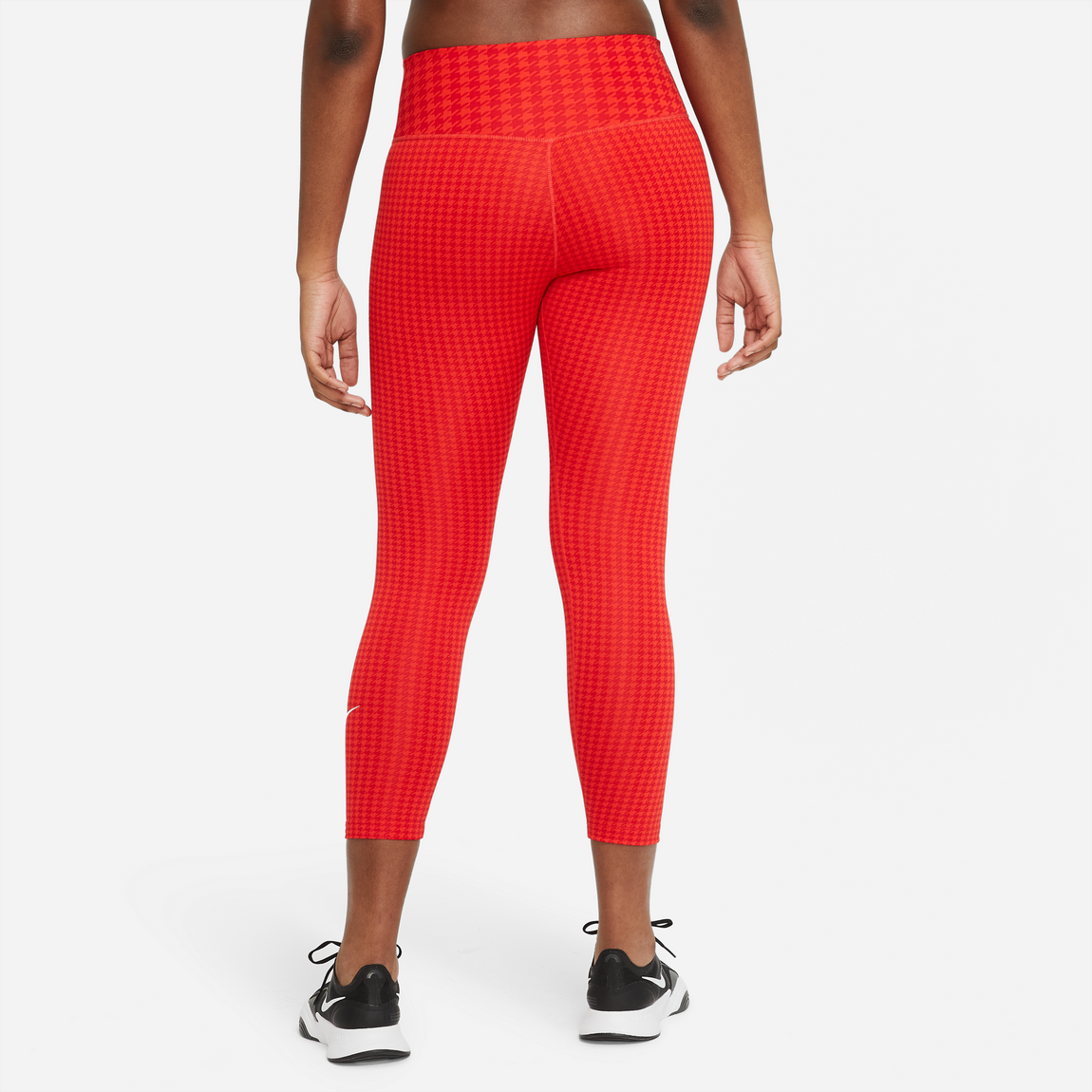 Nike Women's Dri-Fit One Icon Clash Leggings (Chile Red)