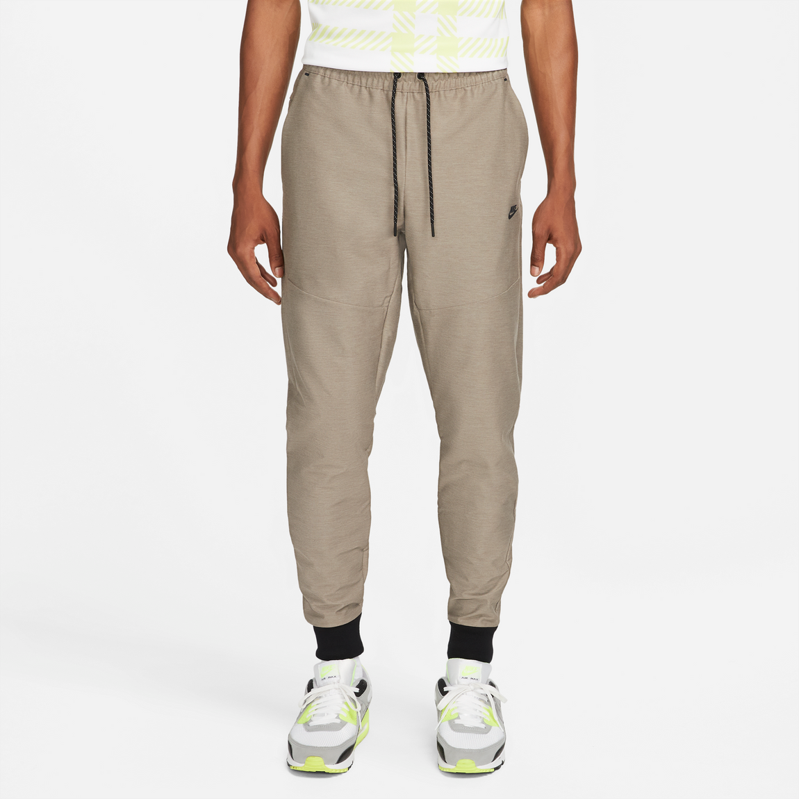 Nike Dri FIT Tech Pack Men s Unlined Track Pant Moon Fossil Black Centre