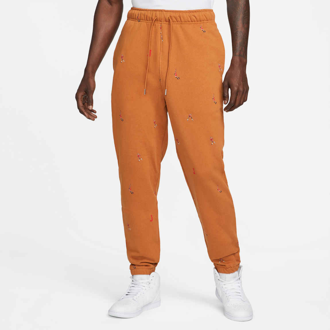 Jordan Essentials Printed Fleece Pants (Desert Bronze) - Jordan Essentials Printed Fleece Pants (Desert Bronze) - 