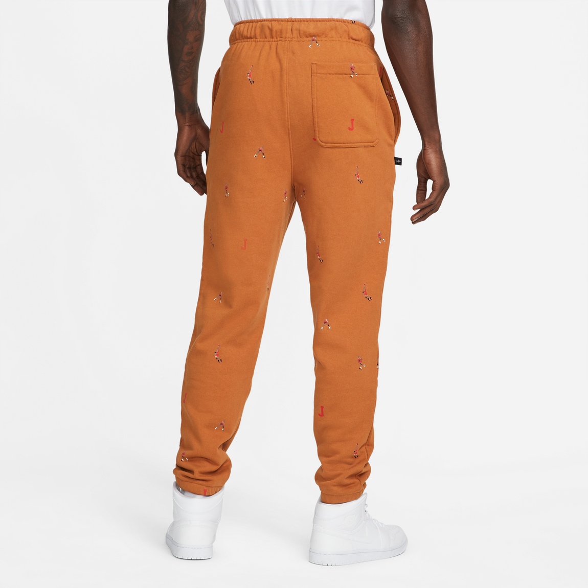 Jordan Essentials Printed Fleece Pants (Desert Bronze) - Jordan Essentials Printed Fleece Pants (Desert Bronze) - 