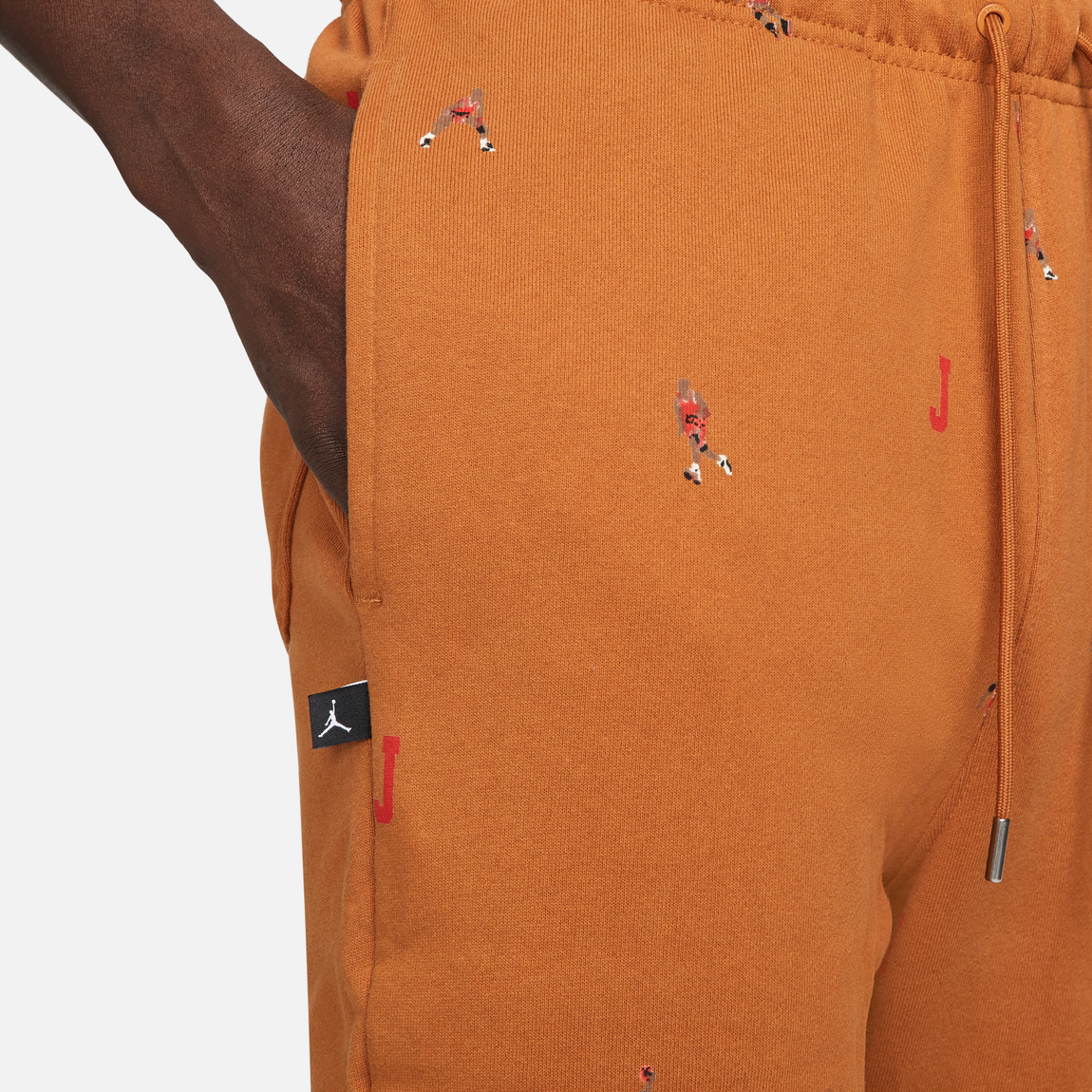 Jordan Essentials Printed Fleece Pants (Desert Bronze) - Jordan Essentials Printed Fleece Pants (Desert Bronze) - 
