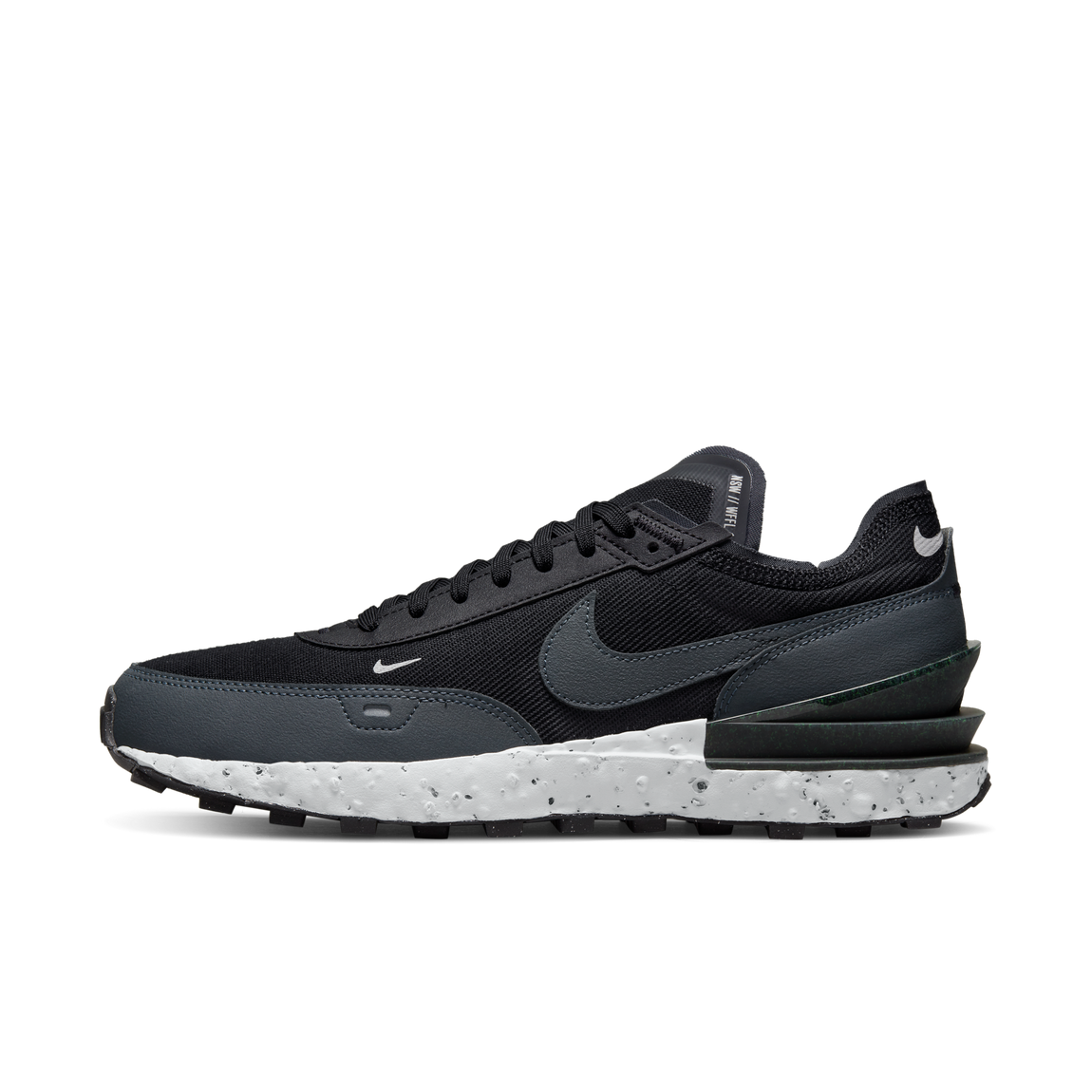 Nike Waffle One Crater Next Nature (Black/Anthracite/Grey Fog-Volt) - Nike Waffle One Crater Next Nature (Black/Anthracite/Grey Fog-Volt) - 
