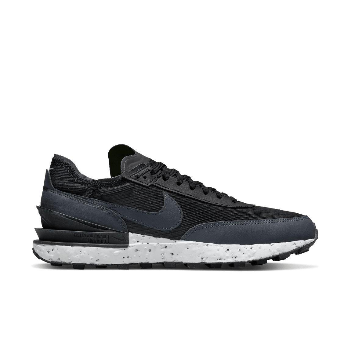 Nike Waffle One Crater Next Nature (Black/Anthracite/Grey Fog-Volt) - Nike Waffle One Crater Next Nature (Black/Anthracite/Grey Fog-Volt) - 