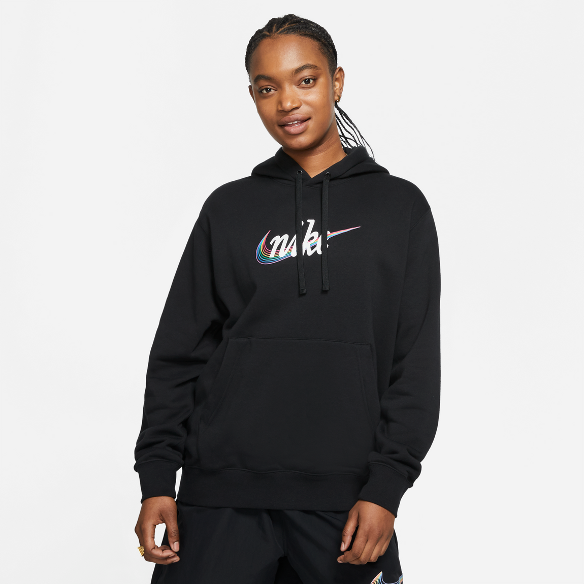Nike Men's 'Be True' Pullover Hoodie (Black) - Nike Men's 'Be True' Pullover Hoodie (Black) - 