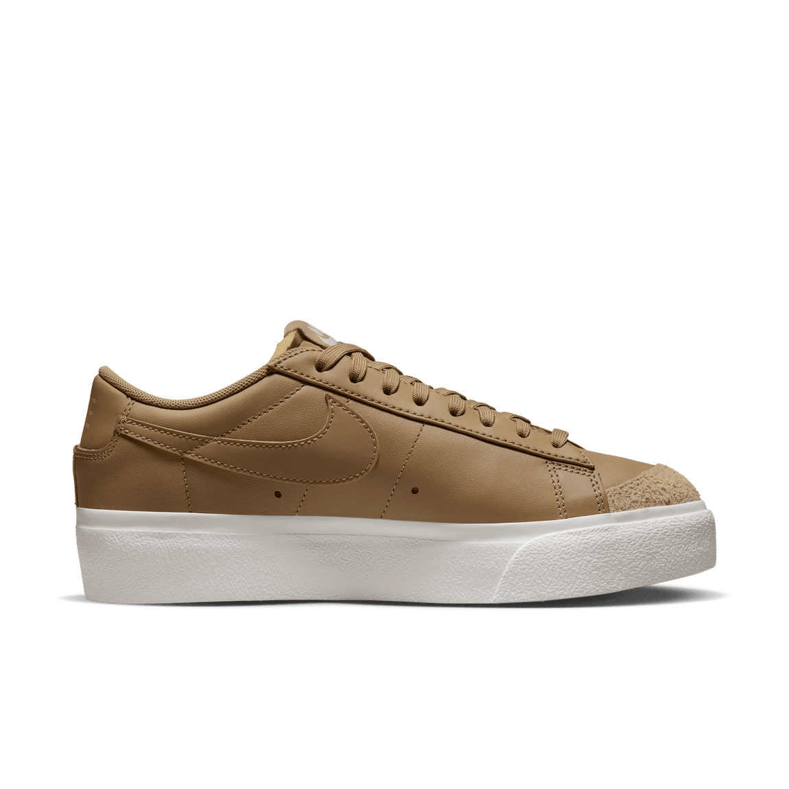 Nike Women's Blazer Low Platform (Dark Driftwood/Hemp-Sail) - Nike Women's Blazer Low Platform (Dark Driftwood/Hemp-Sail) - 