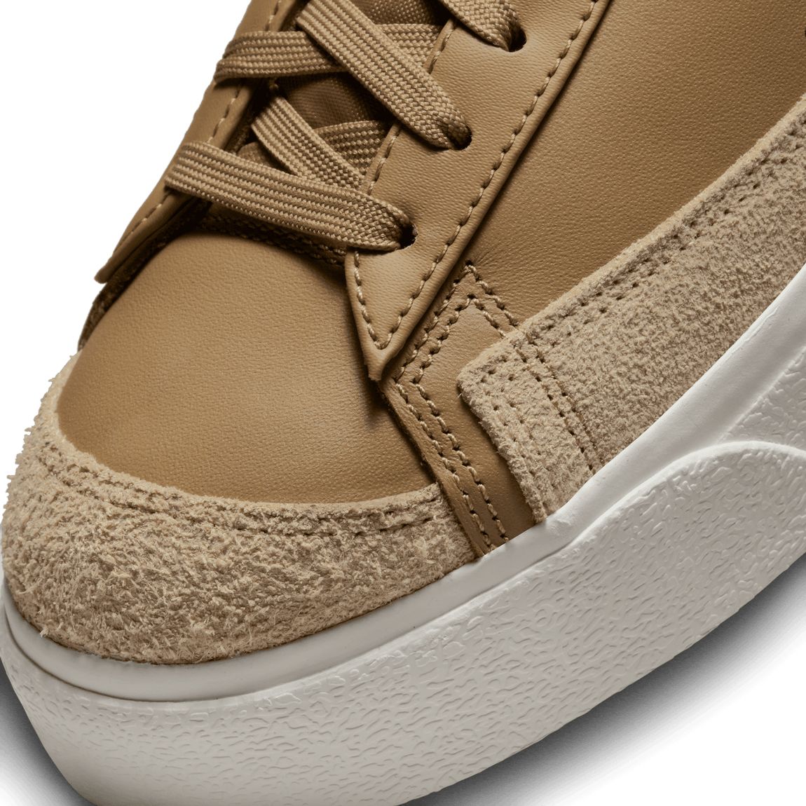 Nike Women's Blazer Low Platform (Dark Driftwood/Hemp-Sail) - Nike Women's Blazer Low Platform (Dark Driftwood/Hemp-Sail) - 