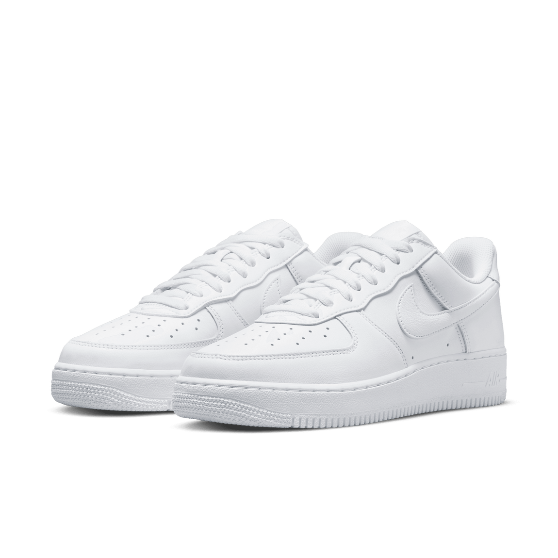 Nike Air Force 1 Low Retro (White/White-Metallic Gold) - Nike Air Force 1 Low Retro (White/White-Metallic Gold) - 