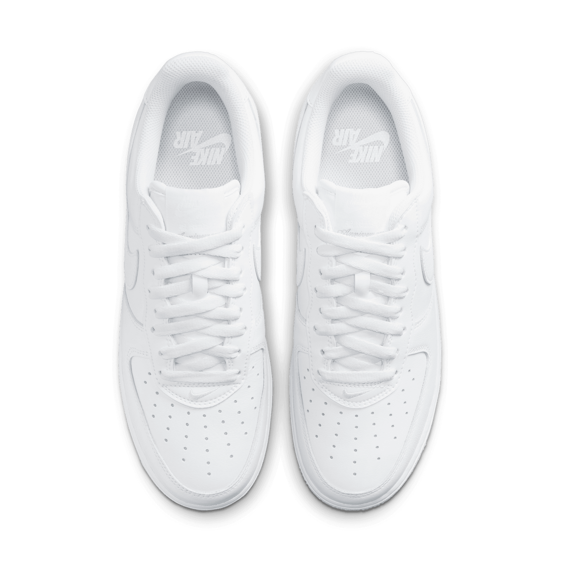 Nike Air Force 1 Low Retro (White/White-Metallic Gold) - Nike Air Force 1 Low Retro (White/White-Metallic Gold) - 