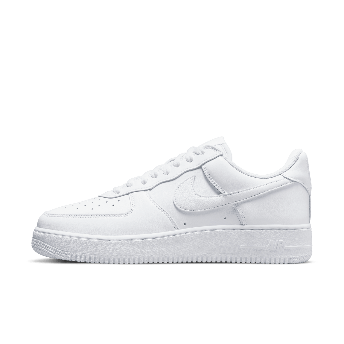 Nike Air Force 1 Low Retro (White/White-Metallic Gold) - Nike Air Force 1 Low Retro (White/White-Metallic Gold) - 