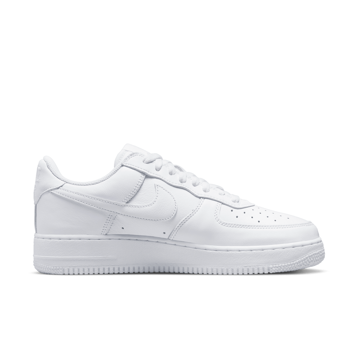 Nike Air Force 1 Low Retro (White/White-Metallic Gold) - Nike Air Force 1 Low Retro (White/White-Metallic Gold) - 
