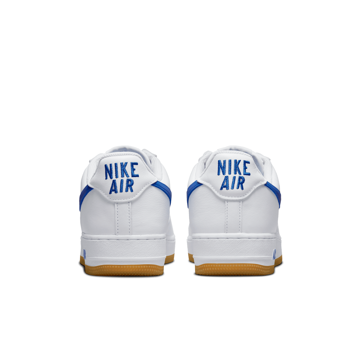 Nike Air Force 1 Low Retro (White/Royal Blue-Gum Yellow) - Nike Air Force 1 Low Retro (White/Royal Blue-Gum Yellow) - 