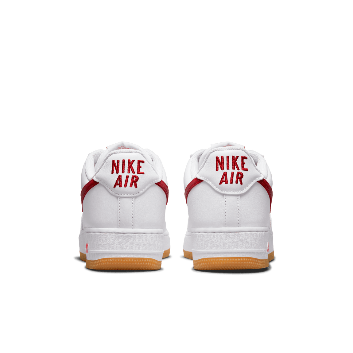 Nike Air Force 1 Low Retro (White/University Red/Gum-Yellow) - Nike Air Force 1 Low Retro (White/University Red/Gum-Yellow) - 