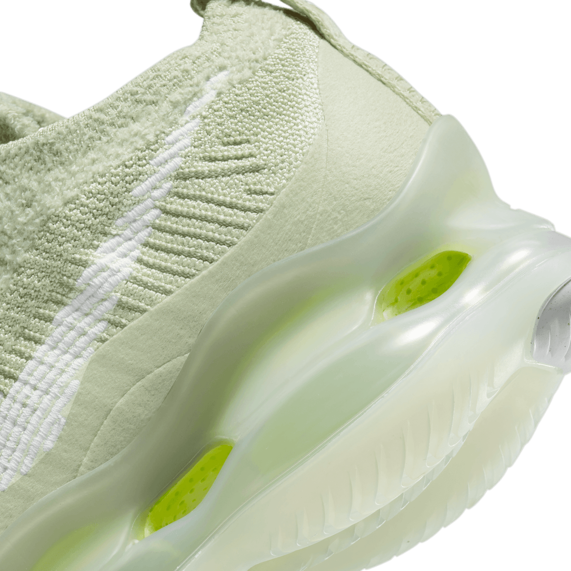 Women's Nike Air Max Scorpion Flyknit (Olive Aura/White-Volt) - Women's Nike Air Max Scorpion Flyknit (Olive Aura/White-Volt) - 