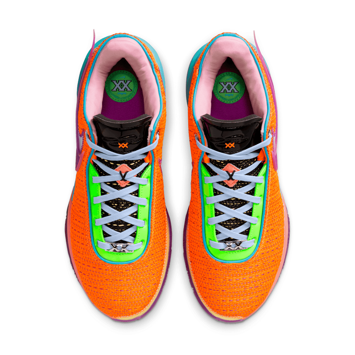Nike Lebron 20 (Total Orange/Vivid Purple-Green Strike) 3/10 - Nike Lebron 20 (Total Orange/Vivid Purple-Green Strike) 3/10 - 