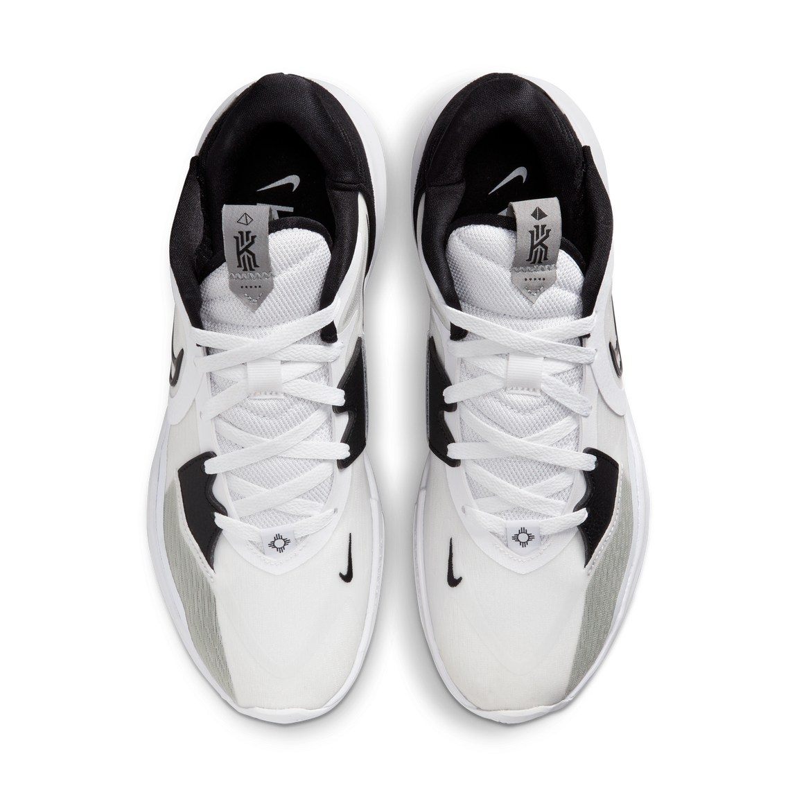 Nike Kyrie 5 Low (White/Black/White-Wolf Grey) - Nike Kyrie 5 Low (White/Black/White-Wolf Grey) - 