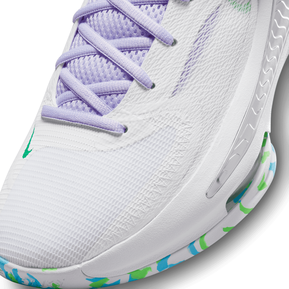Nike Zoom Freak 4 (White/Oxygen/Purple/Black-Stadium Green) - Nike Zoom Freak 4 (White/Oxygen/Purple/Black-Stadium Green) - 
