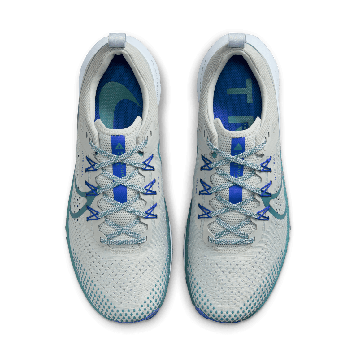 Nike React Pegasus Trail 4 (Light Silver/Mineral Teal-Racer Blue) - Nike React Pegasus Trail 4 (Light Silver/Mineral Teal-Racer Blue) - 