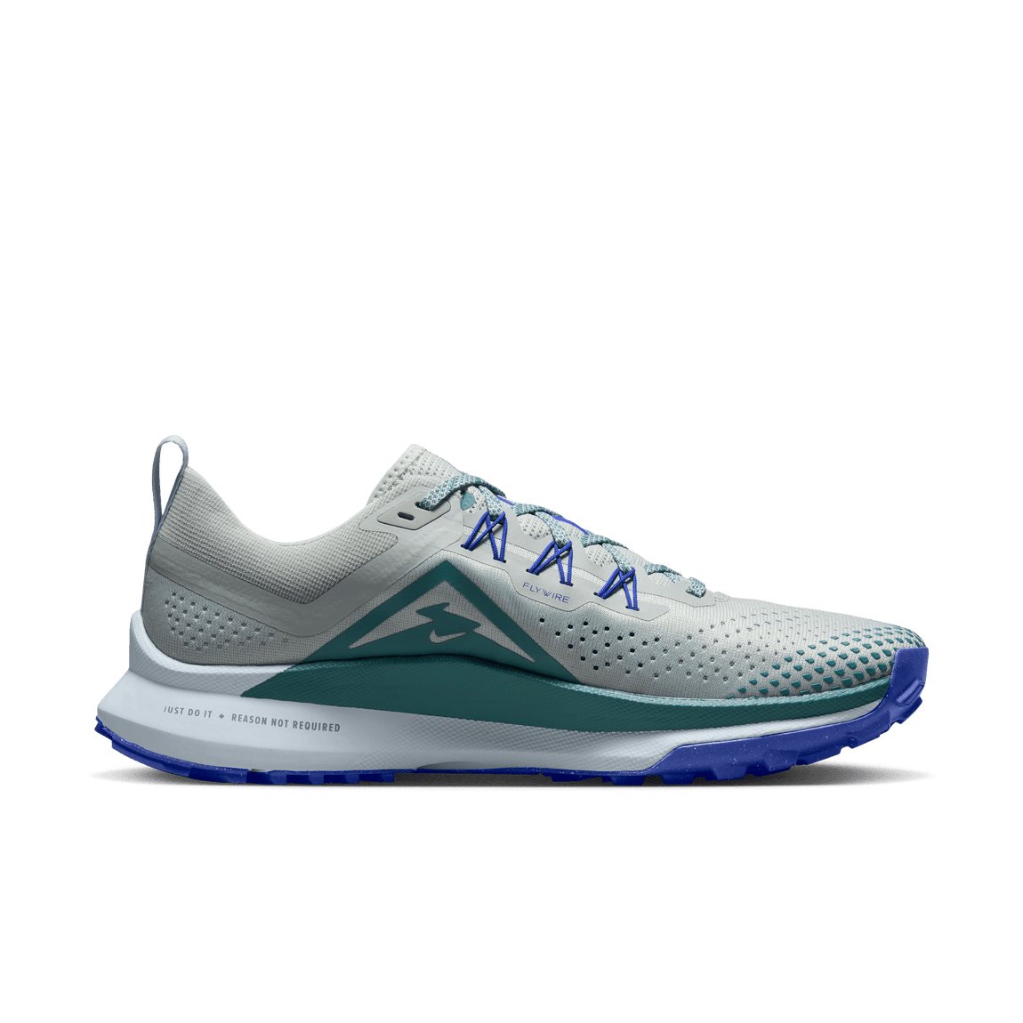 Nike React Pegasus Trail 4 (Light Silver/Mineral Teal-Racer Blue) - Nike React Pegasus Trail 4 (Light Silver/Mineral Teal-Racer Blue) - 