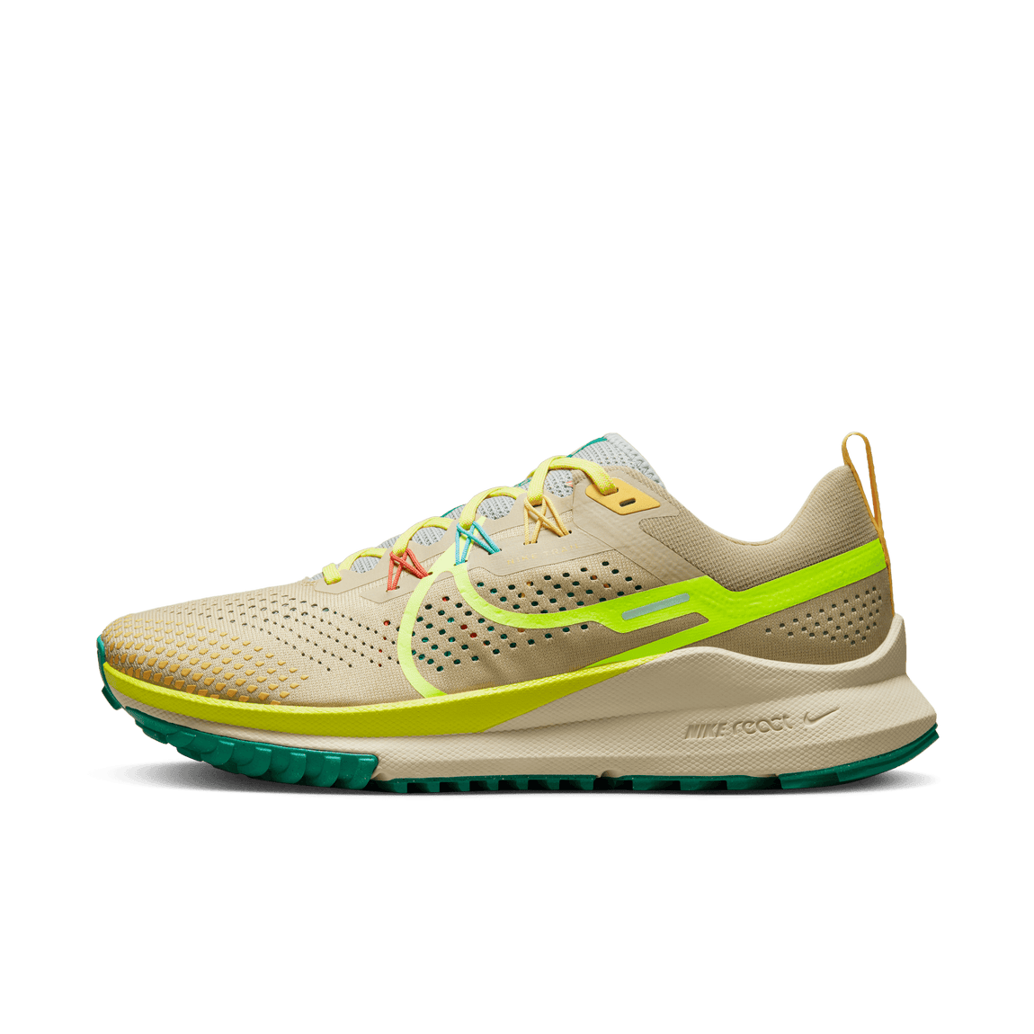 Nike React Pegasus Trail 4 (Team Gold/Volt/Baltic Blue-Stadium Green) - Nike React Pegasus Trail 4 (Team Gold/Volt/Baltic Blue-Stadium Green) - 