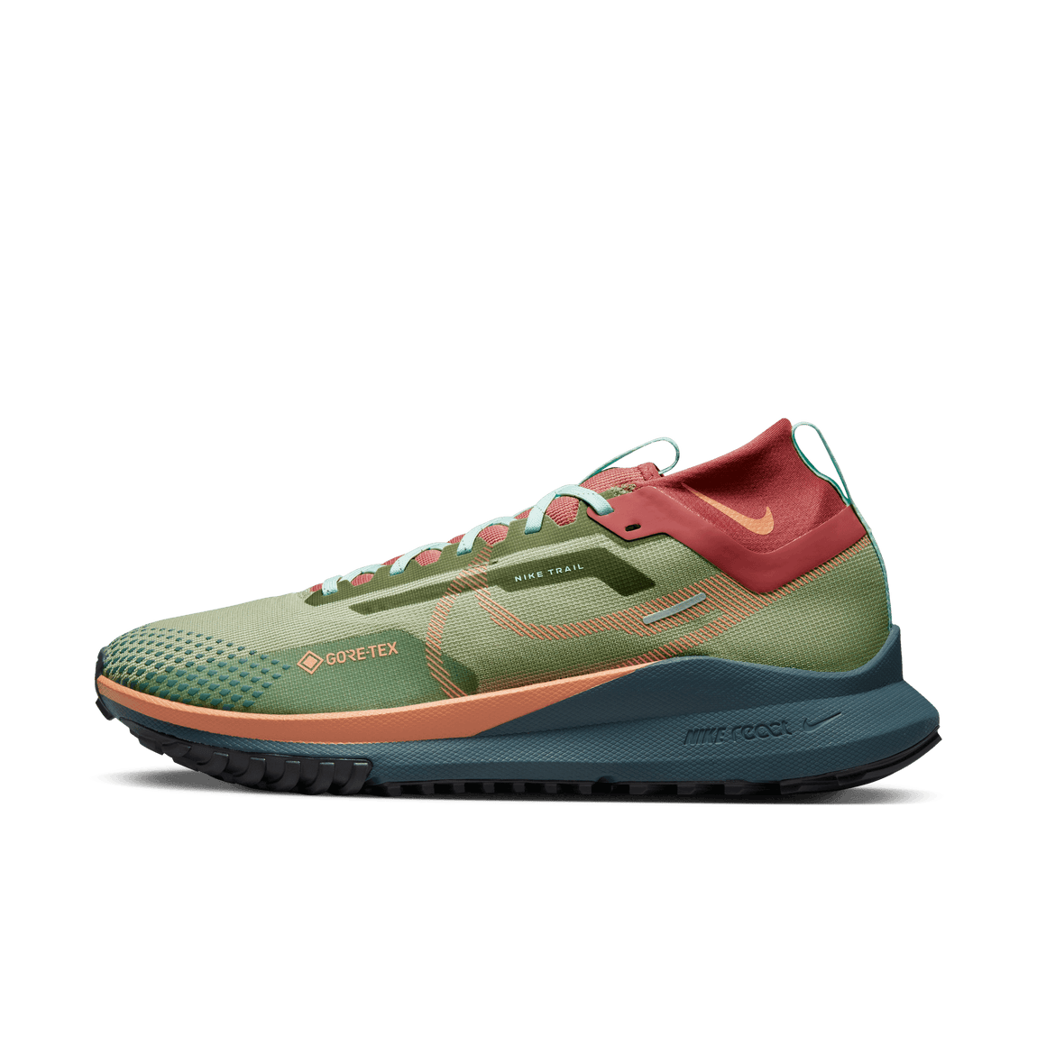 Nike React Pegasus Trail 4 Gore-Tex Runner (Alligator/Orange Trance-Mint Foam) - Nike React Pegasus Trail 4 Gore-Tex Runner (Alligator/Orange Trance-Mint Foam) - 