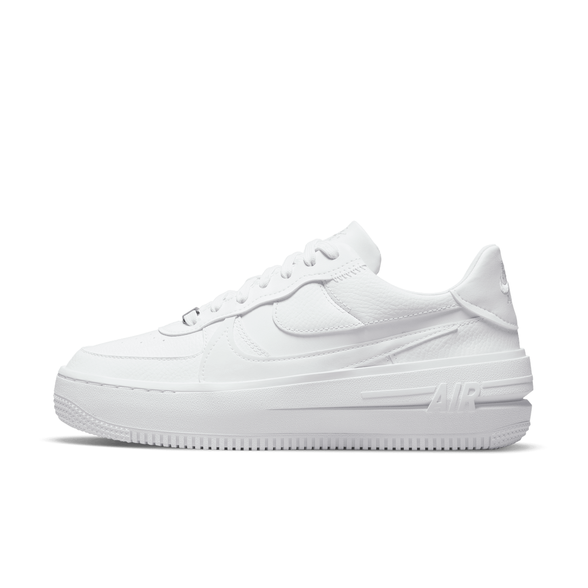 Women's Nike Air Force 1 PLT.AF.ORM (White/Summit White-White) - Women's Nike Air Force 1 PLT.AF.ORM (White/Summit White-White) - 
