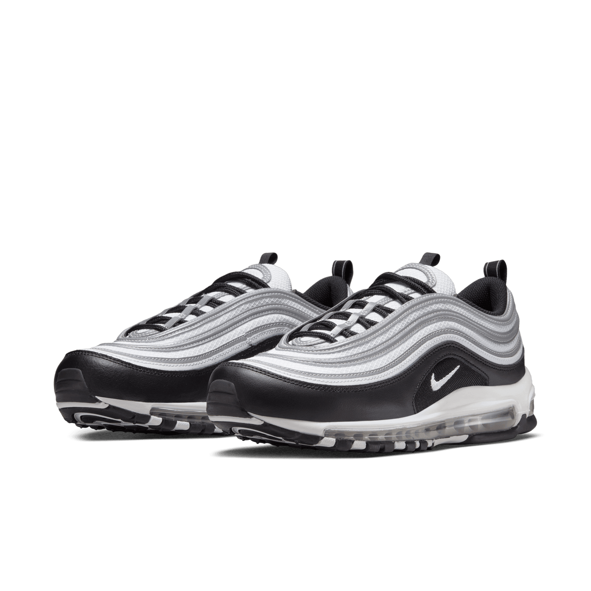 Nike Air Max 97 (Black/White-Reflective Silver) - Nike Air Max 97 (Black/White-Reflective Silver) - 