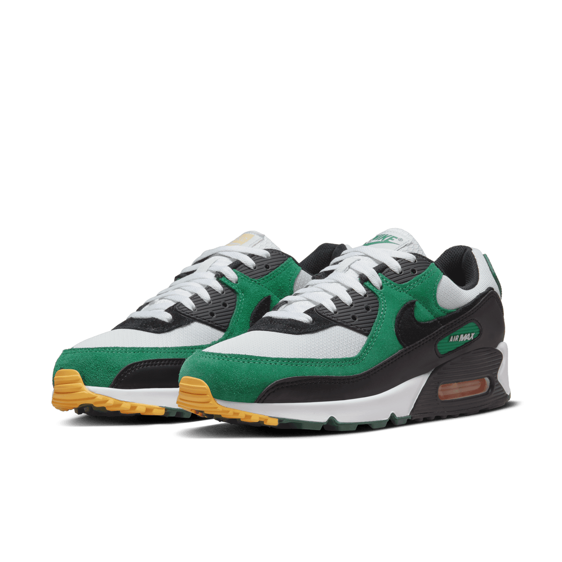 Nike Air Max 90 (Pure Platinum/Black/Gorge Green) - Nike Air Max 90 (Pure Platinum/Black/Gorge Green) - 