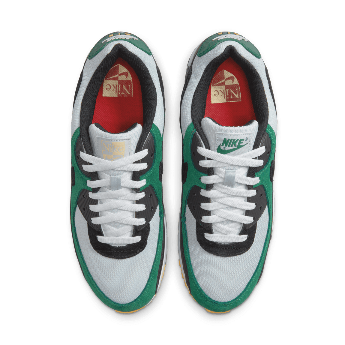 Nike Air Max 90 (Pure Platinum/Black/Gorge Green) - Nike Air Max 90 (Pure Platinum/Black/Gorge Green) - 