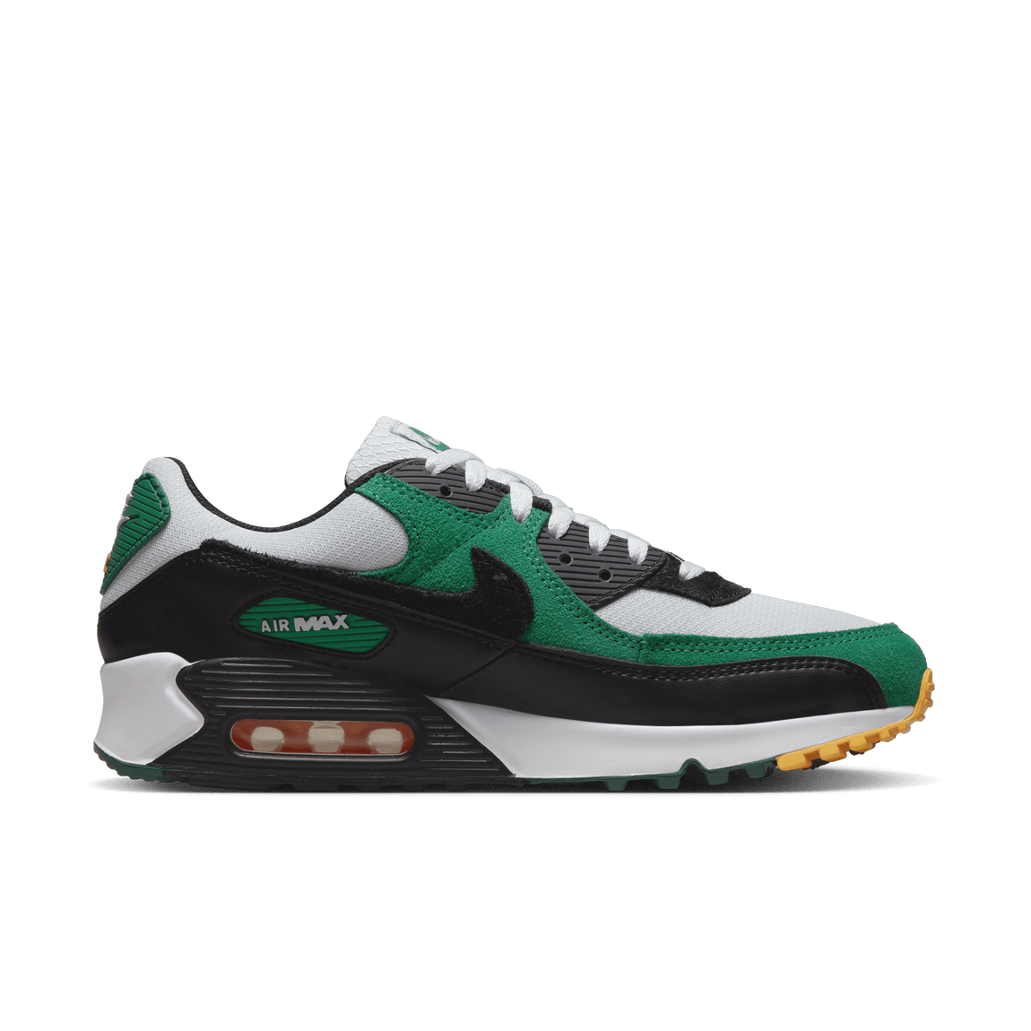 Nike Air Max 90 (Pure Platinum/Black/Gorge Green) - Nike Air Max 90 (Pure Platinum/Black/Gorge Green) - 