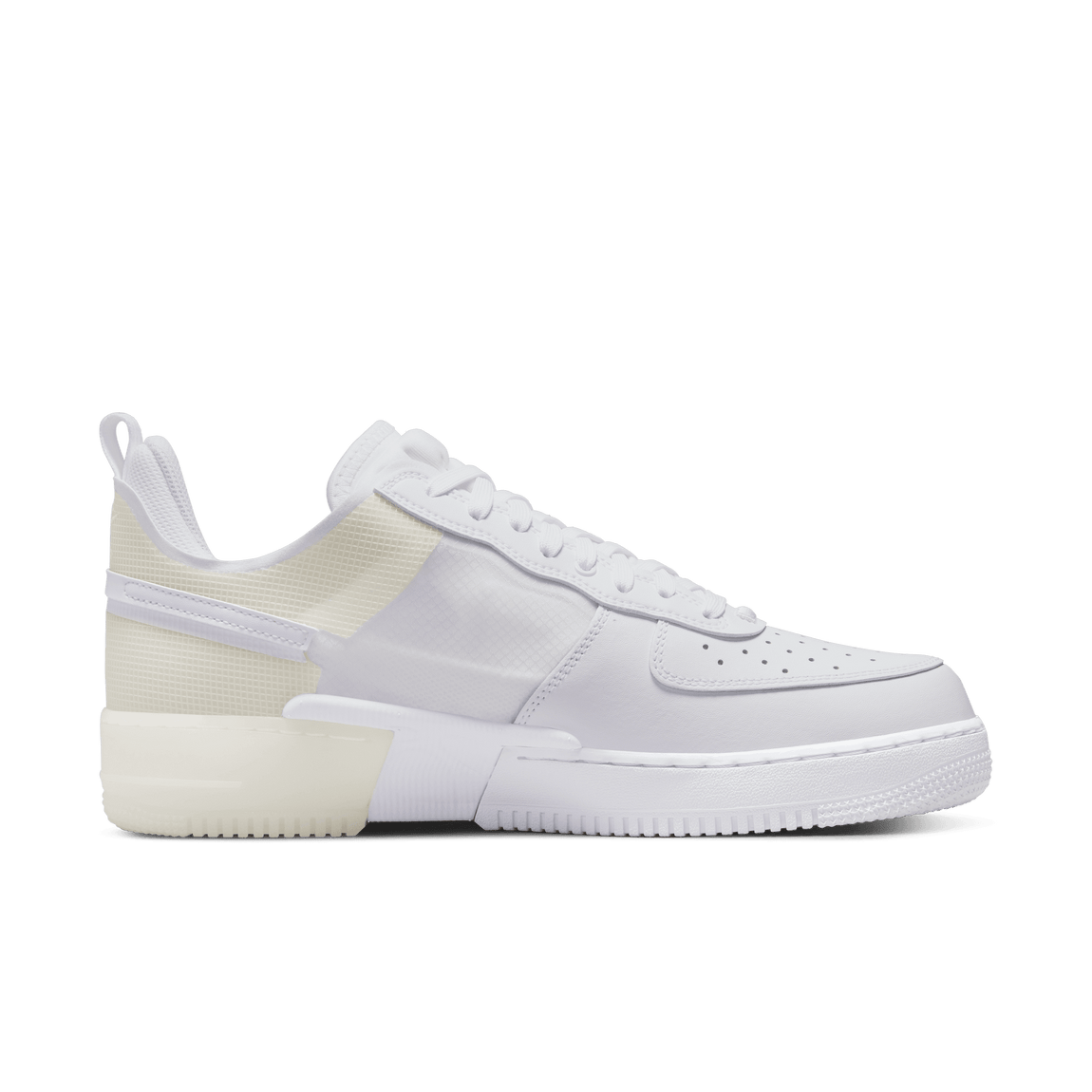 Nike Air Force 1 React (White/White) - Nike Air Force 1 React (White/White) - 