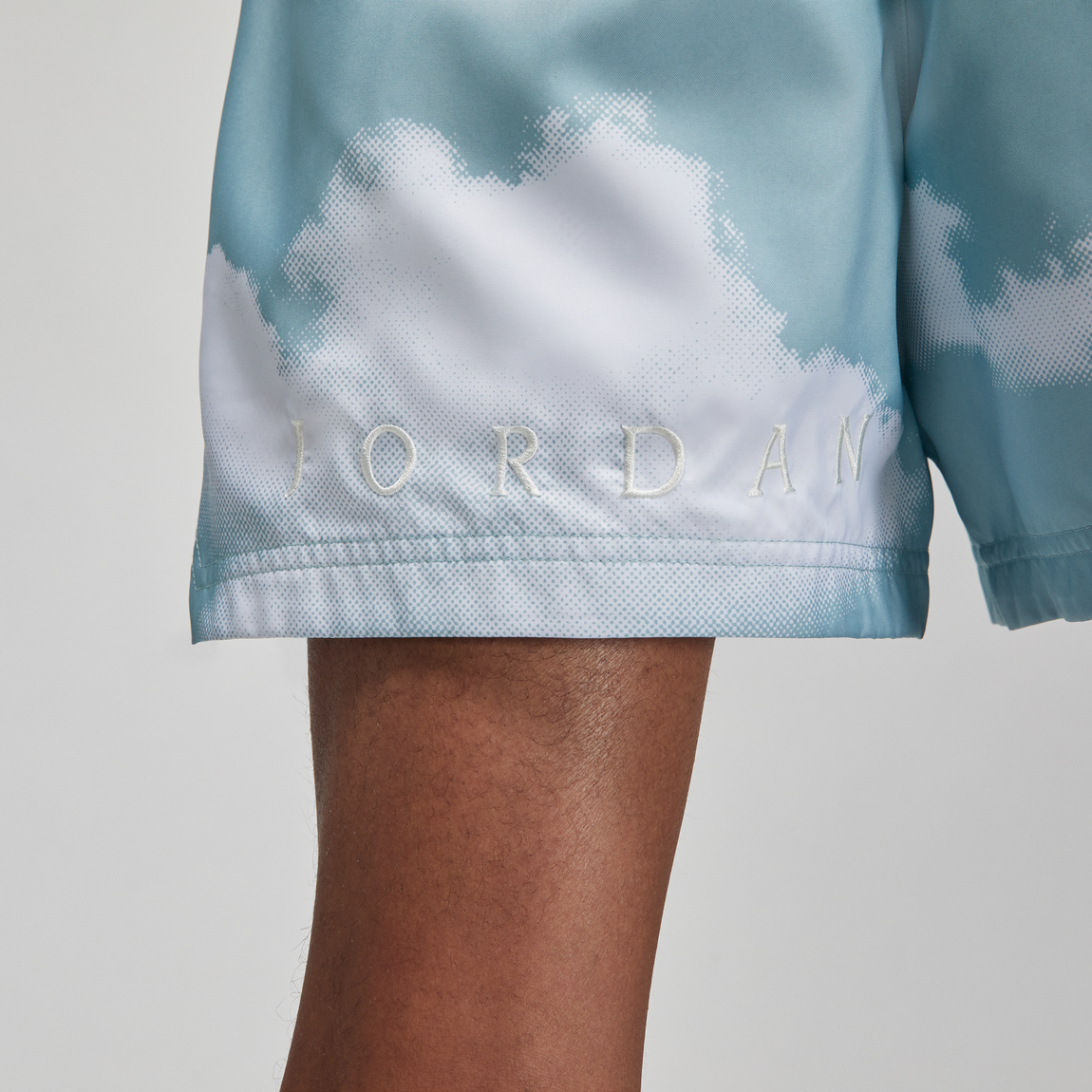 Jordan Essentials Statement Poolside Shorts (Ocean Cube/White) - Jordan Essentials Statement Poolside Shorts (Ocean Cube/White) - 