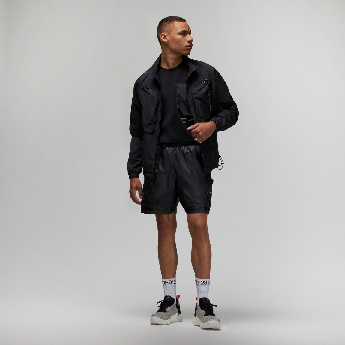 Jordan 23 Engineered Statement Tee (Black) - Jordan 23 Engineered Statement Tee (Black) - 
