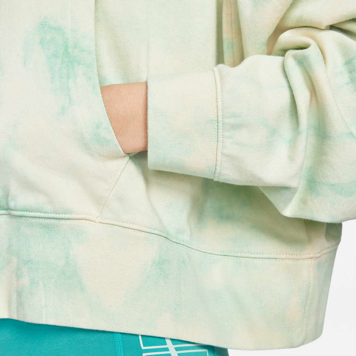Nike Sportswear Women's Washed Jersey Hoodie (Mint Foam/White) - Nike Sportswear Women's Washed Jersey Hoodie (Mint Foam/White) - 