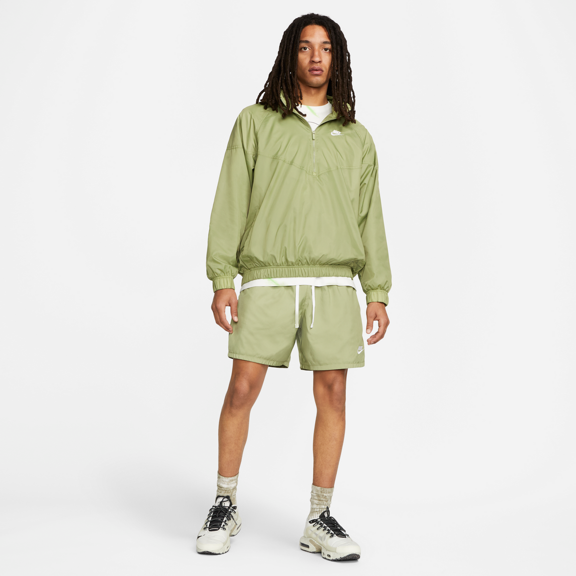 Nike Sportswear Sport Essentials Shorts (Alligator/White) - Nike Sportswear Sport Essentials Shorts (Alligator/White) - 