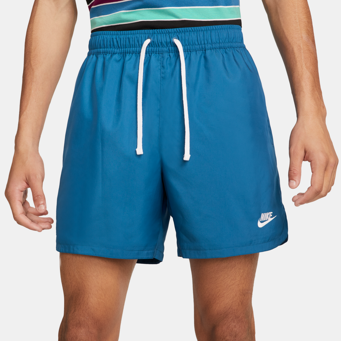 Nike Sportswear Sport Essentials Shorts (Dark Marina Blue/White) - Nike Sportswear Sport Essentials Shorts (Dark Marina Blue/White) - 