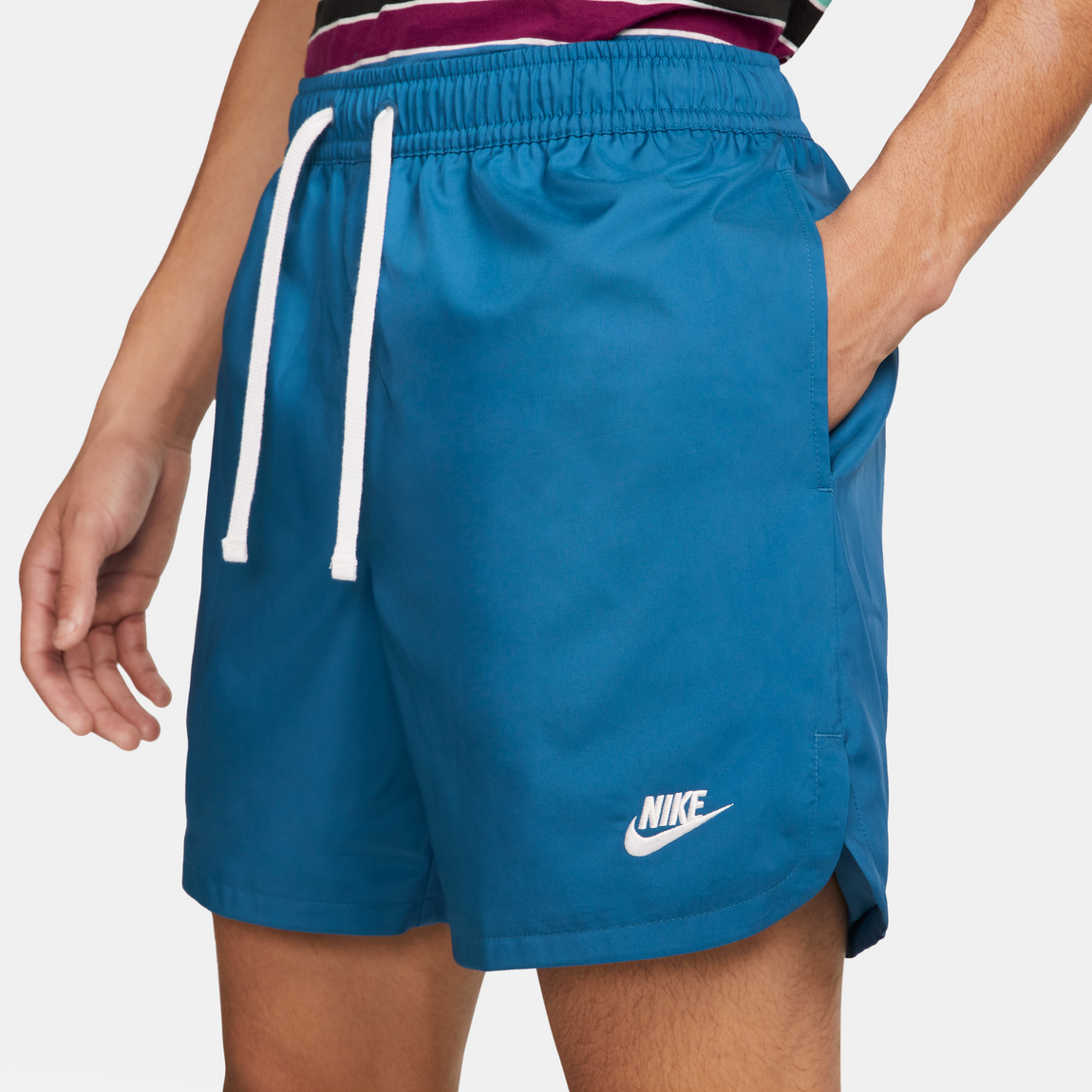 Nike Sportswear Sport Essentials Shorts (Dark Marina Blue/White) - Nike Sportswear Sport Essentials Shorts (Dark Marina Blue/White) - 