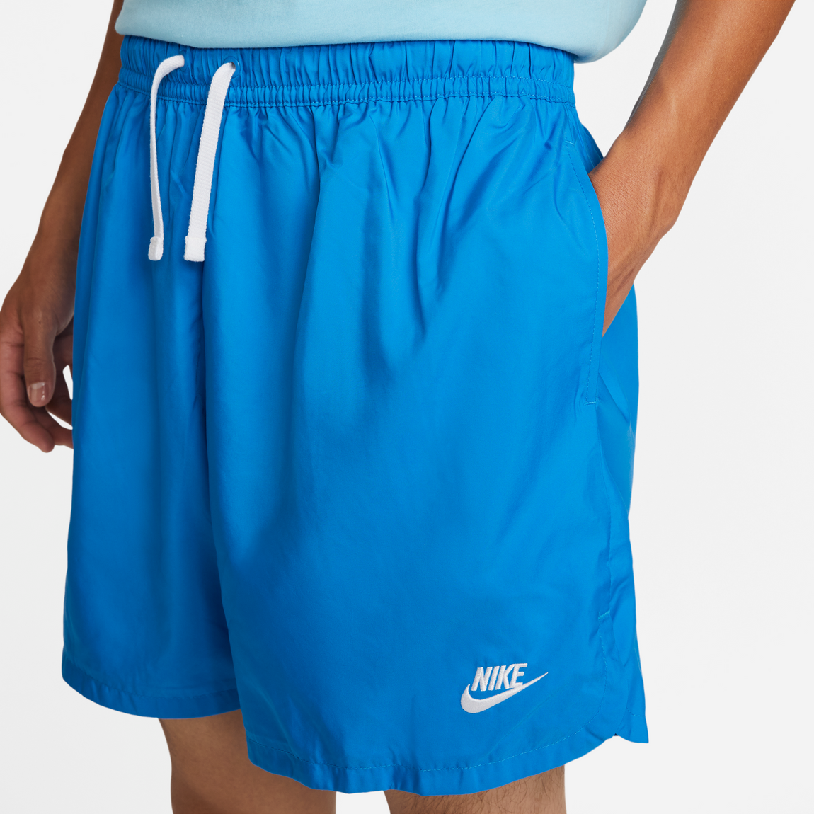 Nike Sportswear Sport Essentials Shorts (Light Photo Blue/White) - Nike Sportswear Sport Essentials Shorts (Light Photo Blue/White) - 