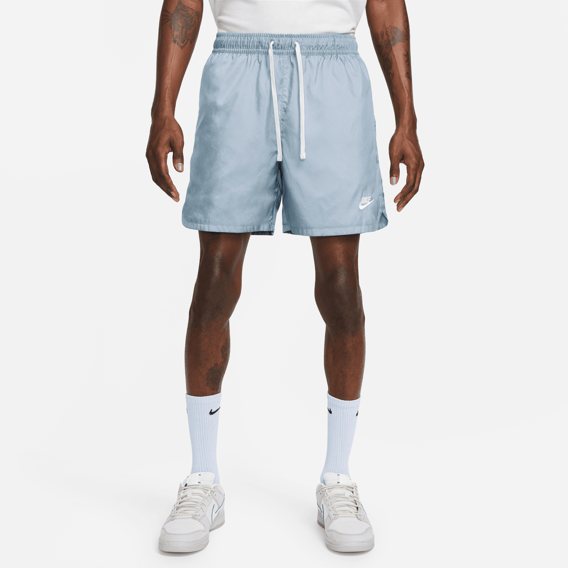 Nike Sportswear Sport Essentials Shorts (Ashen Slate/White) - Nike Sportswear Sport Essentials Shorts (Ashen Slate/White) - 