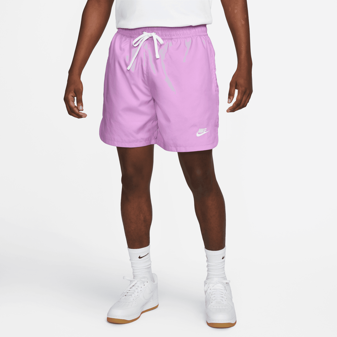 Nike Sportswear Sport Essentials Shorts (Rush Fuchsia/White) - Nike Sportswear Sport Essentials Shorts (Rush Fuchsia/White) - 