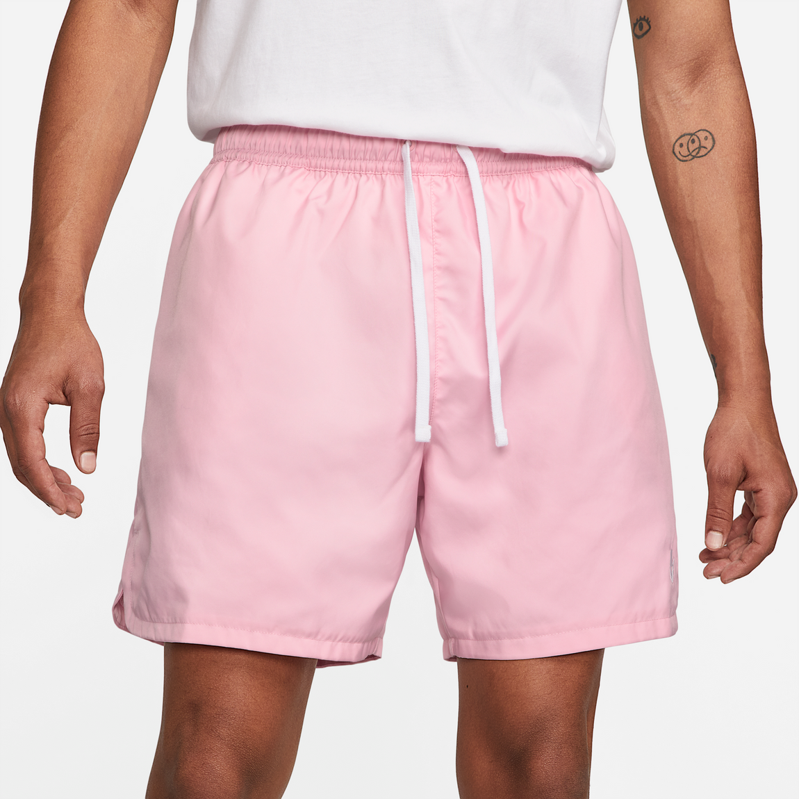 Nike Sportswear Sport Essentials Shorts (Medium Soft Pink/White) - Nike Sportswear Sport Essentials Shorts (Medium Soft Pink/White) - 
