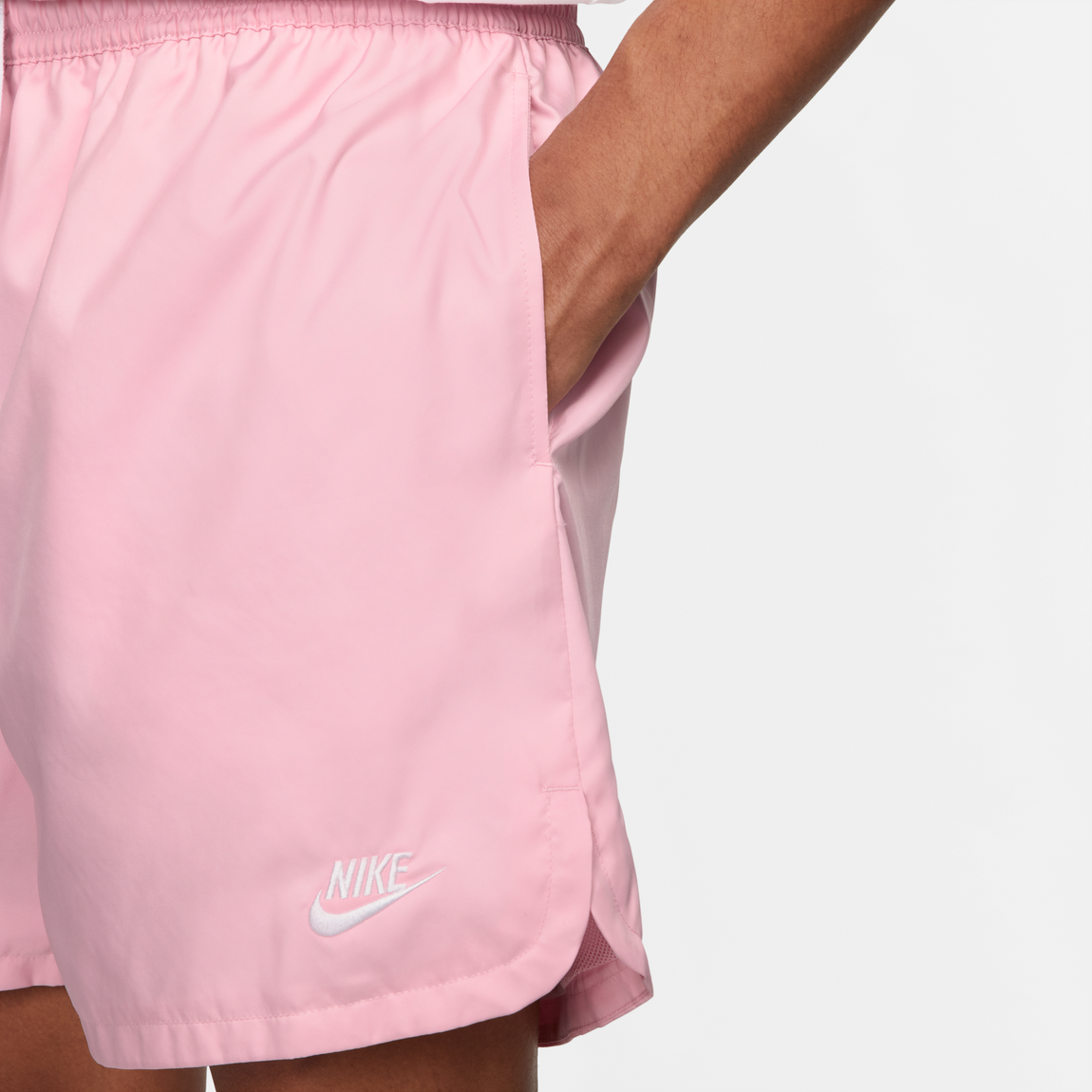 Nike Sportswear Sport Essentials Shorts (Medium Soft Pink/White) - Nike Sportswear Sport Essentials Shorts (Medium Soft Pink/White) - 
