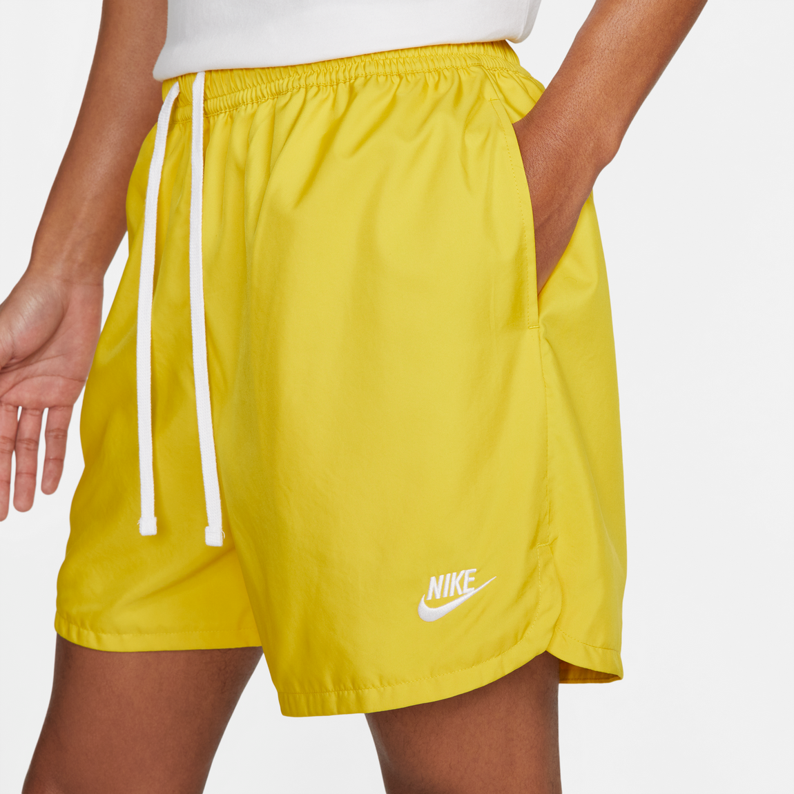 Nike Sportswear Sports Essential Shorts (Vivid Sulfur/White) - Nike Sportswear Sports Essential Shorts (Vivid Sulfur/White) - 